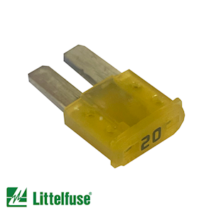0327020.UXS Littelfuse MICRO2 Blade Fuse 20 Amp (FB2M.20-10) Pack of 10